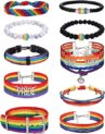 10Pcs Pride Armbänder Gay & Lesbian