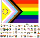 Progress Pride Flag Sticker Set